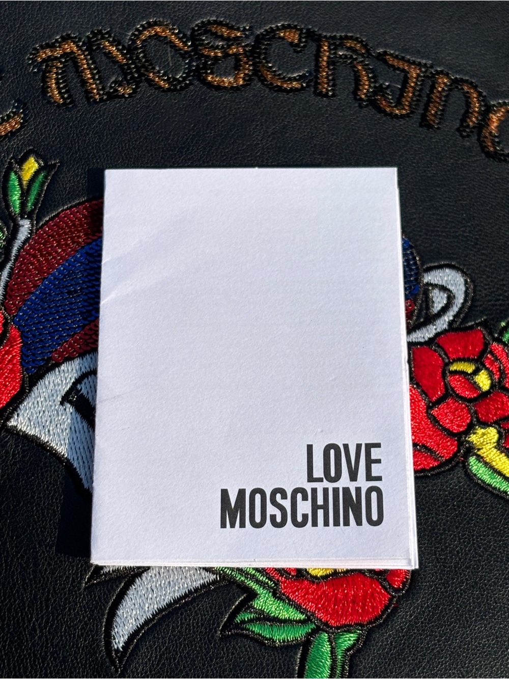 Love Moschino Sequin Heart Shoulder Bag with Floral Embroidery - Picture 16 of 17